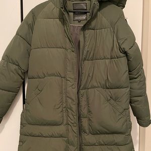 Three quarter length winter coat